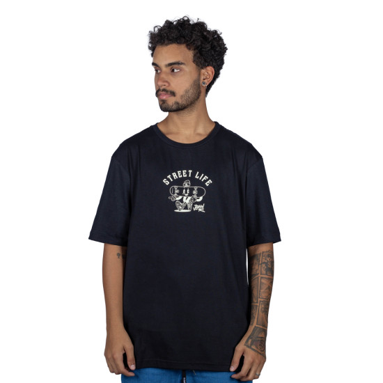 Camiseta John Roger Skate Walker Preto