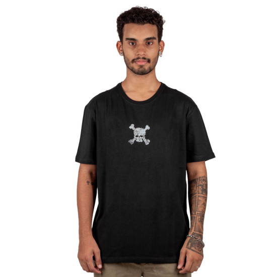 Camiseta Oakley Back To Skull Preto