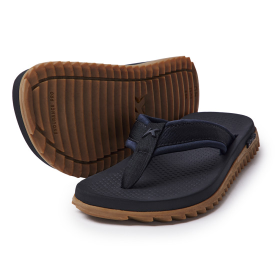 Chinelo Kenner Kivah Pro Cushy DKR-01 Preto / Crepe