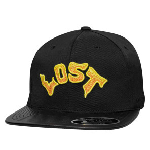 Boné Lost Strapback Fitão Unlock The Mystery Preto