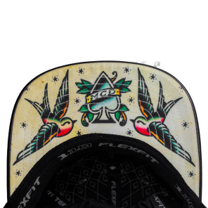 Boné MCD Aba Reta Strapback Especial Tattoo Preto