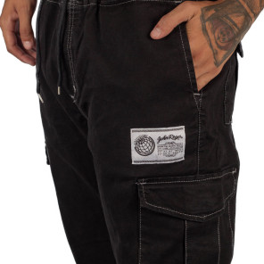 CALÇA JOHN ROGER CARGO PRESPONTO PRETO