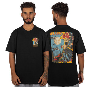 Camiseta Blunt Mushroom Monster Preto