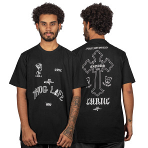 Camiseta Chronic Thug Life Preto