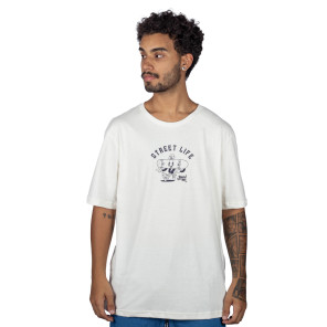 Camiseta John Roger Skate Walker Off White