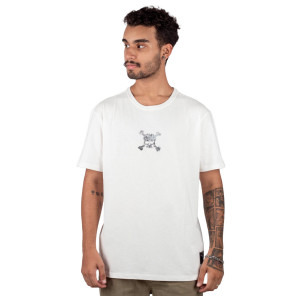 Camiseta Oakley Back To Skull Branco