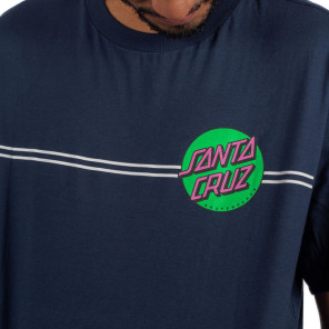 Camiseta Santa Cruz Screaming Hand Chest Azul