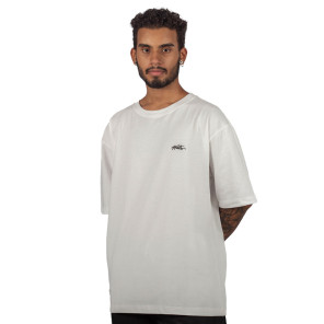 Camiseta Wats Oversized Tag Off White