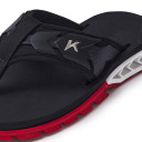 Chinelo Kenner Rakka Ultra Full Force Dlm-08 Preto / Vermelho 