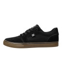 Tênis DC Shoes Anvil LA Black Gum - Preto / Caramelo